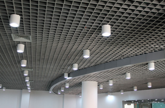 SGS ISO Approval Interior Aluminum Ceiling Grid Heat Insulation