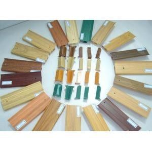 Waterproof Plastic Skirting Board Wooden Color Crack - Resistant 18mm Thickness